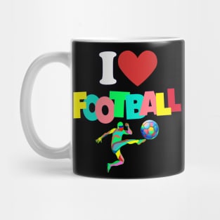 I Love Football Mug